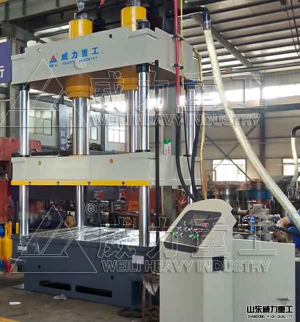 315噸伺服雙缸四柱復(fù)合漏糞板油壓機